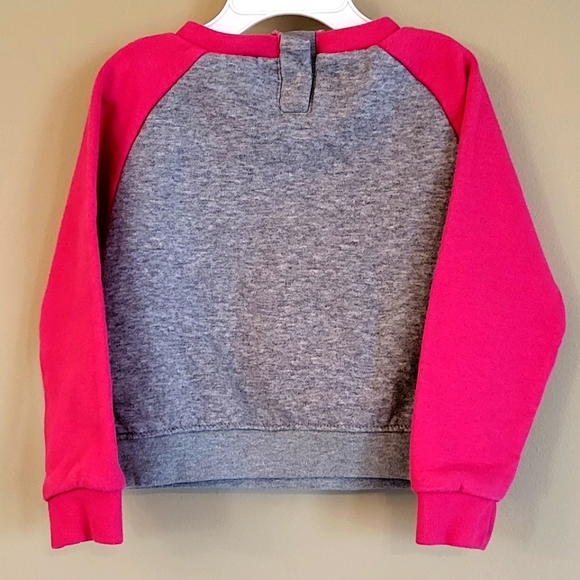 Nike grey/pink crew neck sweatshirt - Picture 2 of 5